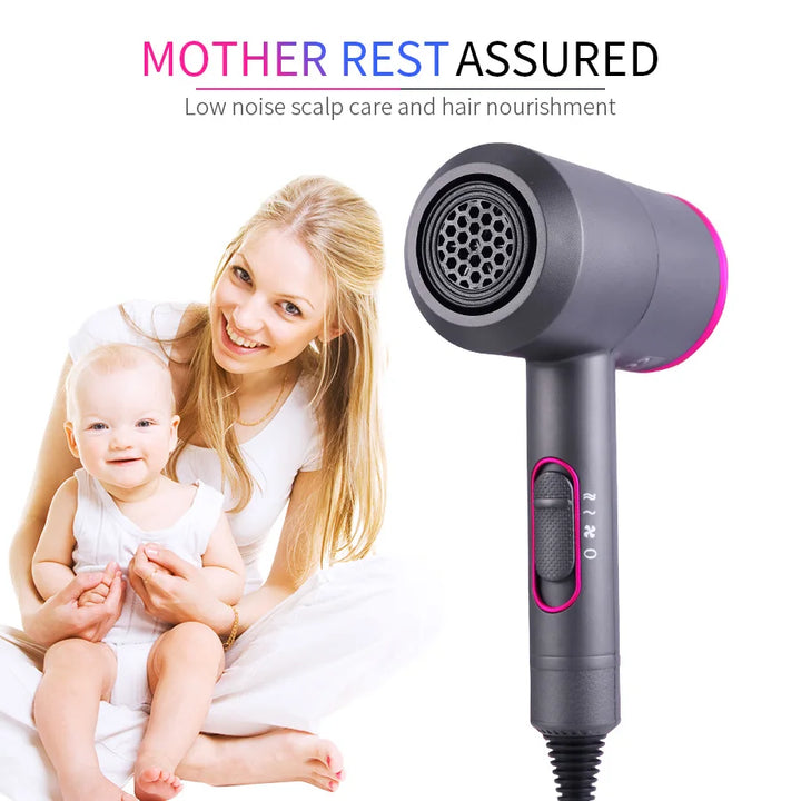 Professional Hair Dryer 2000W Quiet Salon Blow Dryer