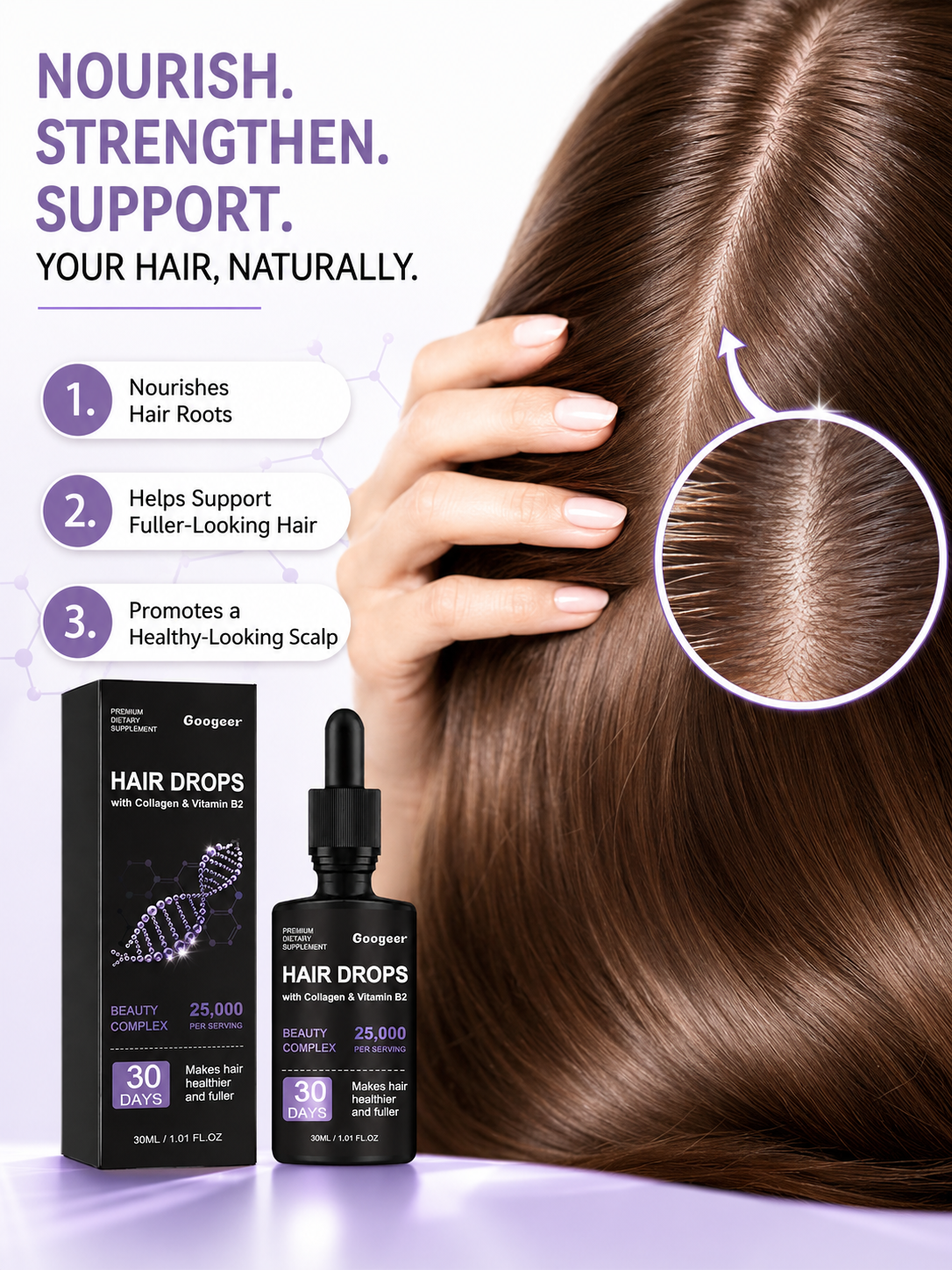Hair Follicle Dense Drops — Thicker, Fuller Hair in 30 Days