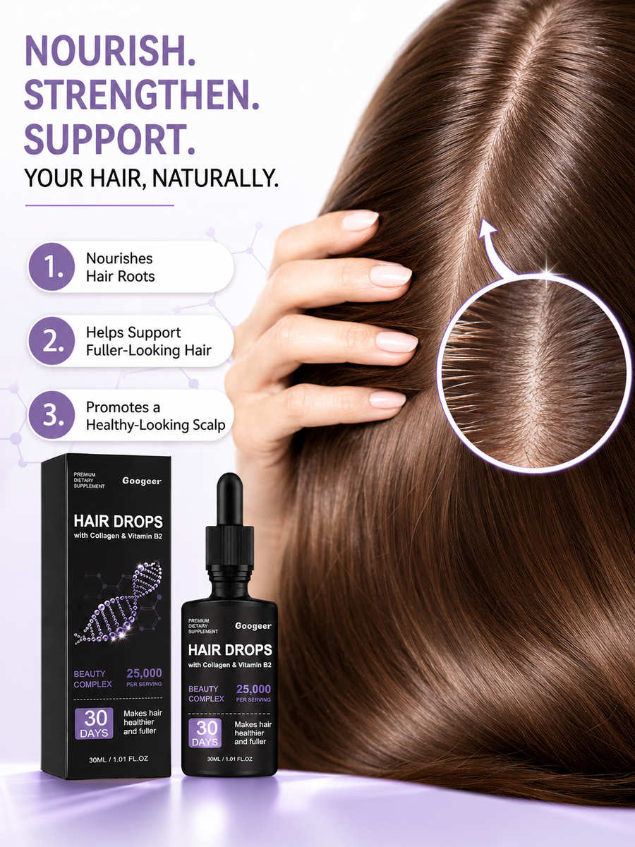 Hair Follicle Dense Drops — Thicker, Fuller Hair in 30 Days