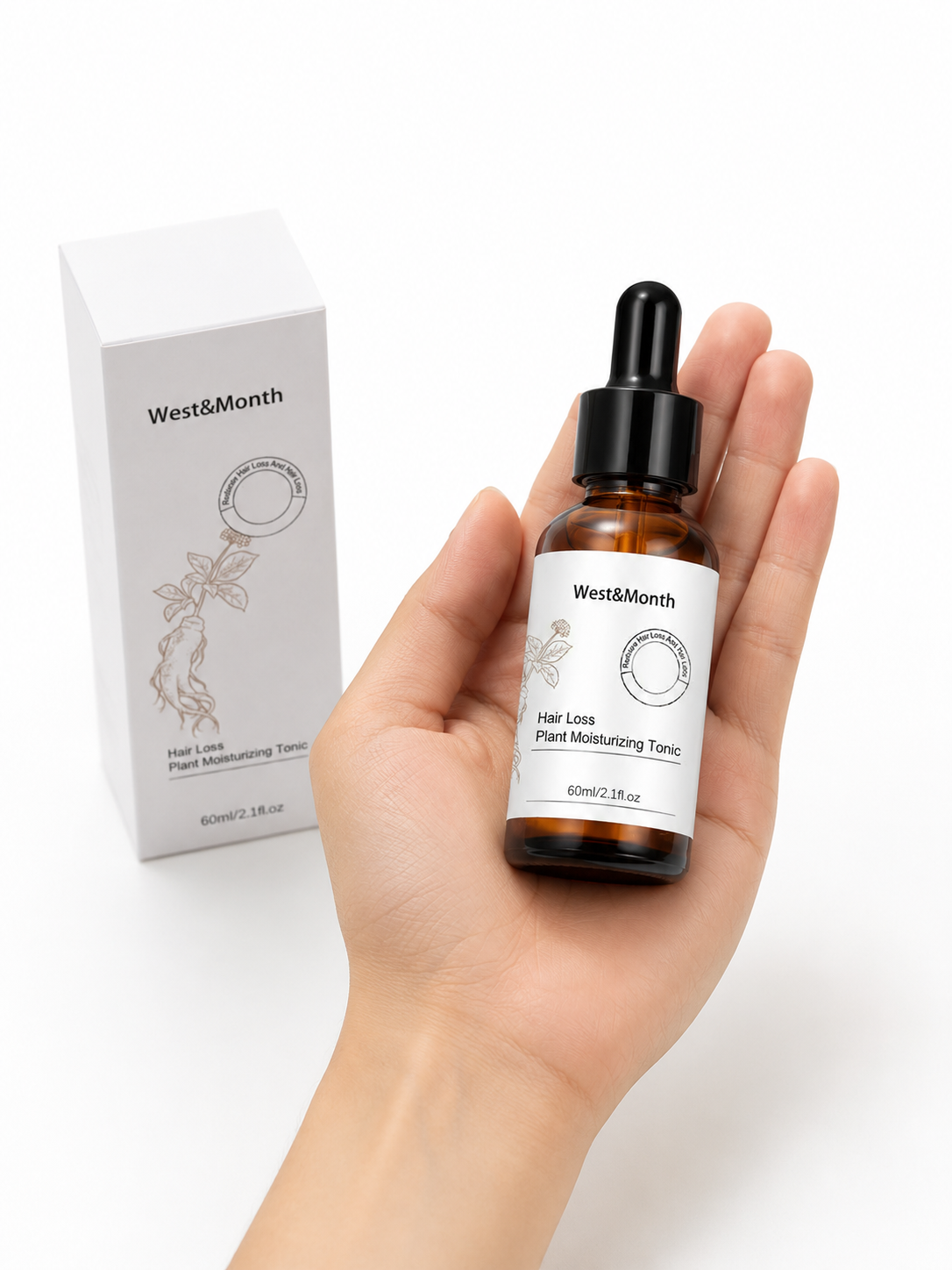 Hair Loss Plant Tonic — Visibly Thicker Hair in 8 Weeks