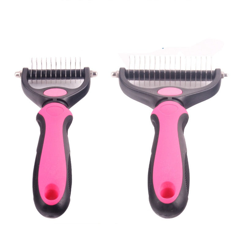 Dog & Cat Dematting Comb Set - 2 Sizes for Tangled Fur