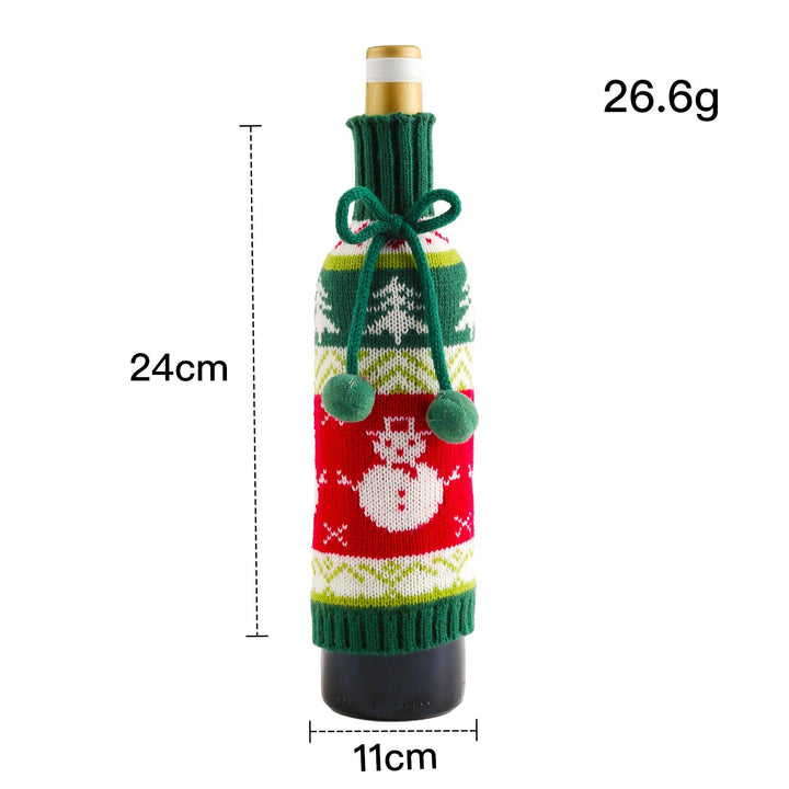 Wine Bottle Decorations for Festive Christmas Gifts