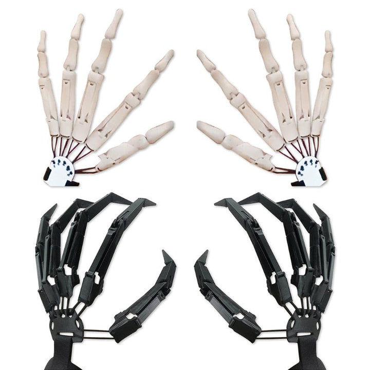 Articulated Skeleton Gloves for Dramatic Halloween Looks