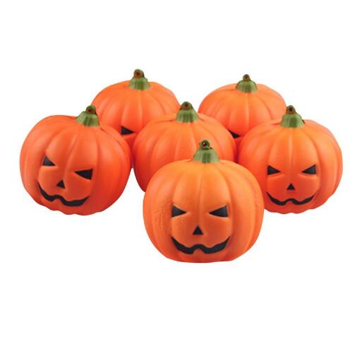 Artificial Jack-O'-Lantern Decor for Easy Halloween Displays