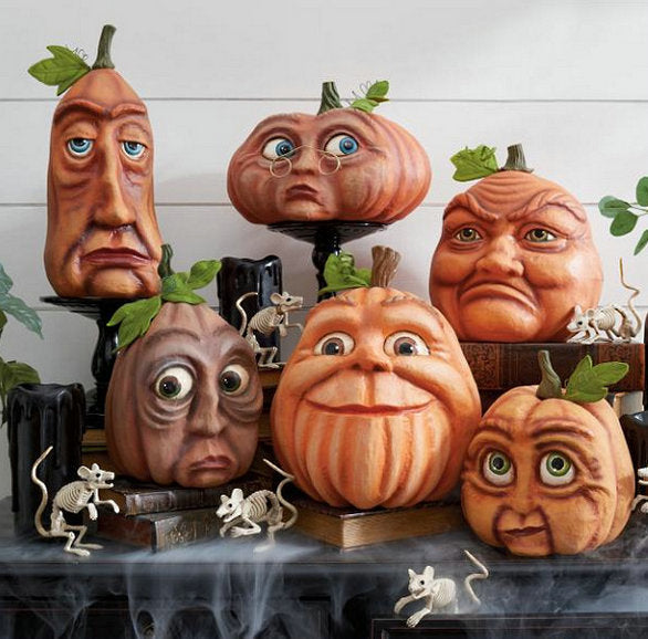 Halloween Pumpkin Props for Spooky Outdoor Displays