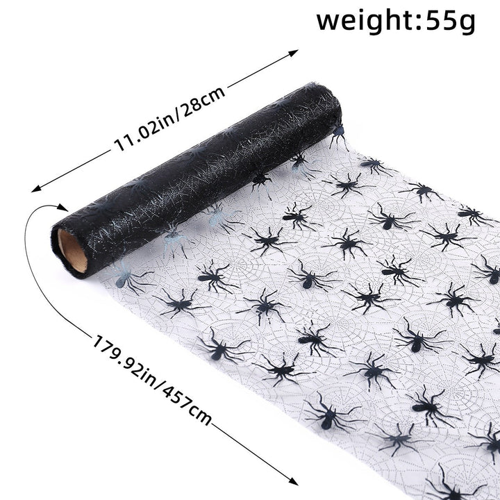 Halloween Mesh Table Runner for Spooky Party Decor