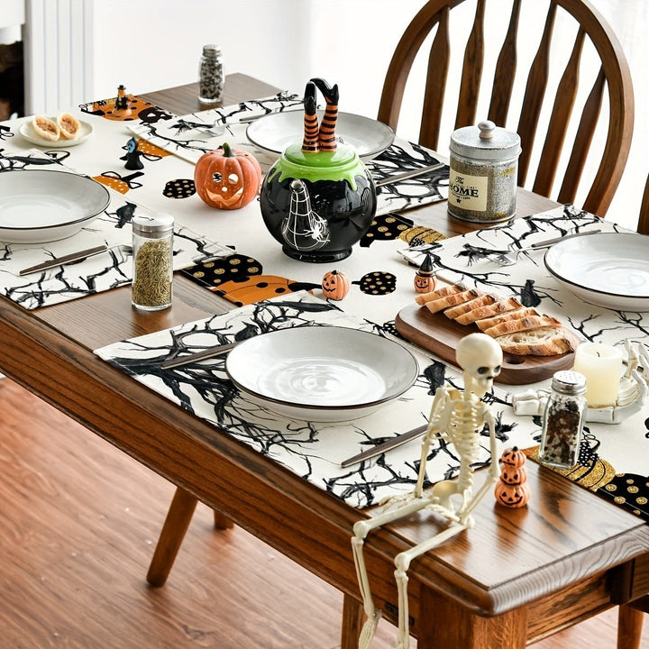 Halloween Crow Placemat for Dramatic Gothic Tables