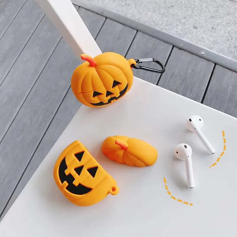 Halloween AirPods 1 2 Case with Glow Face