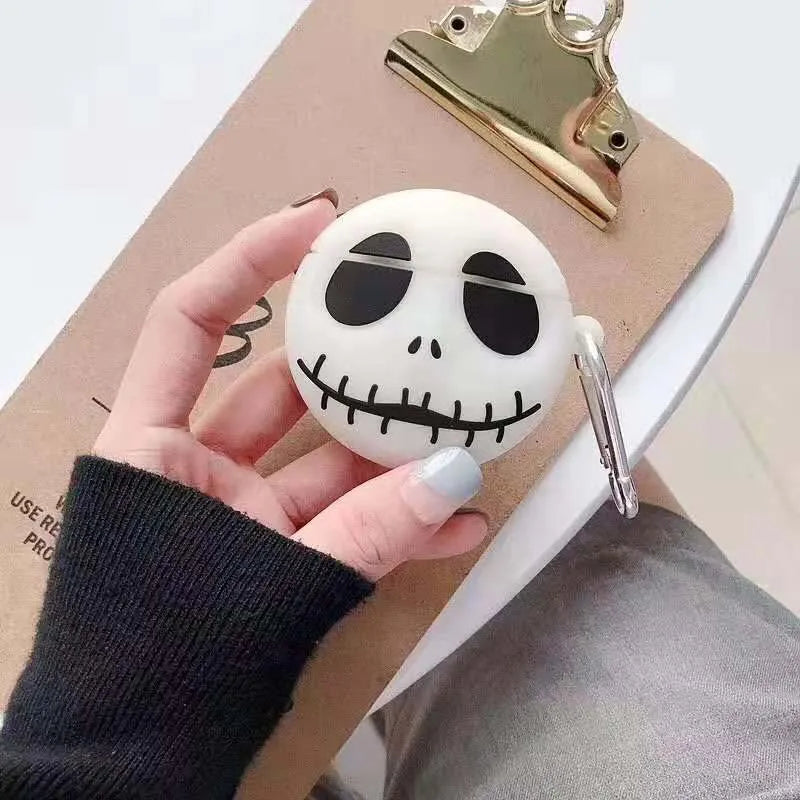 Halloween AirPods 1 2 Case with Glow Face