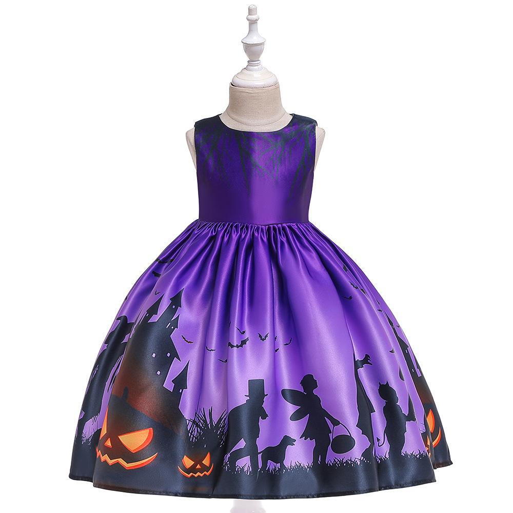 Halloween Dress for Girls — Colorful Spooky Party Style