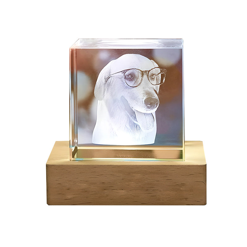 Personalized Crystal Photo Keepsake for Glowing Memories