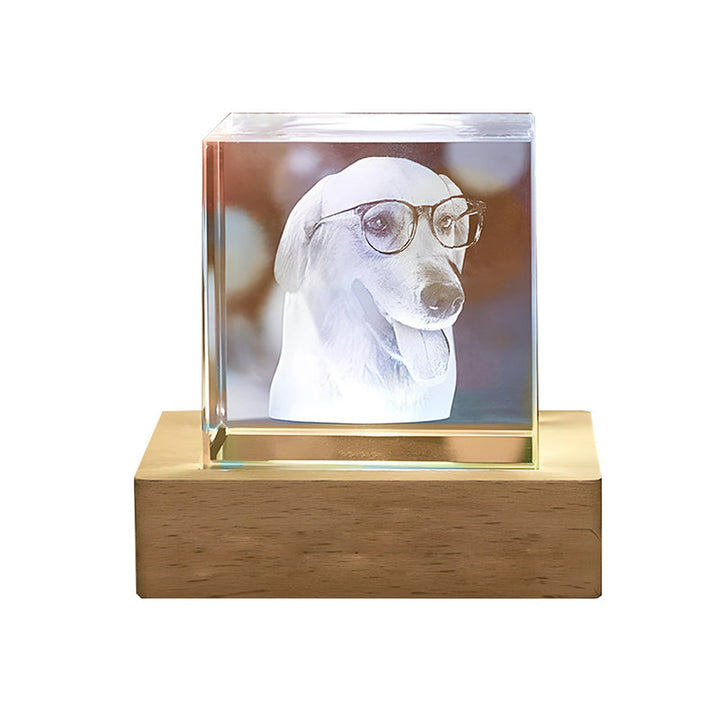 Personalized Crystal Photo Keepsake for Glowing Memories