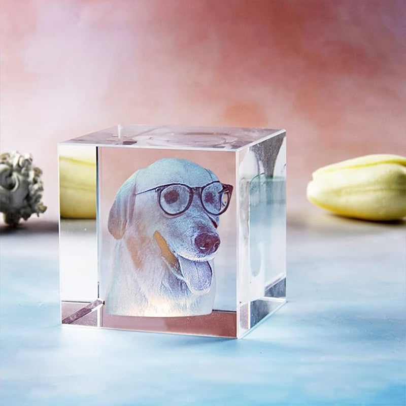 Personalized Crystal Photo Keepsake for Glowing Memories