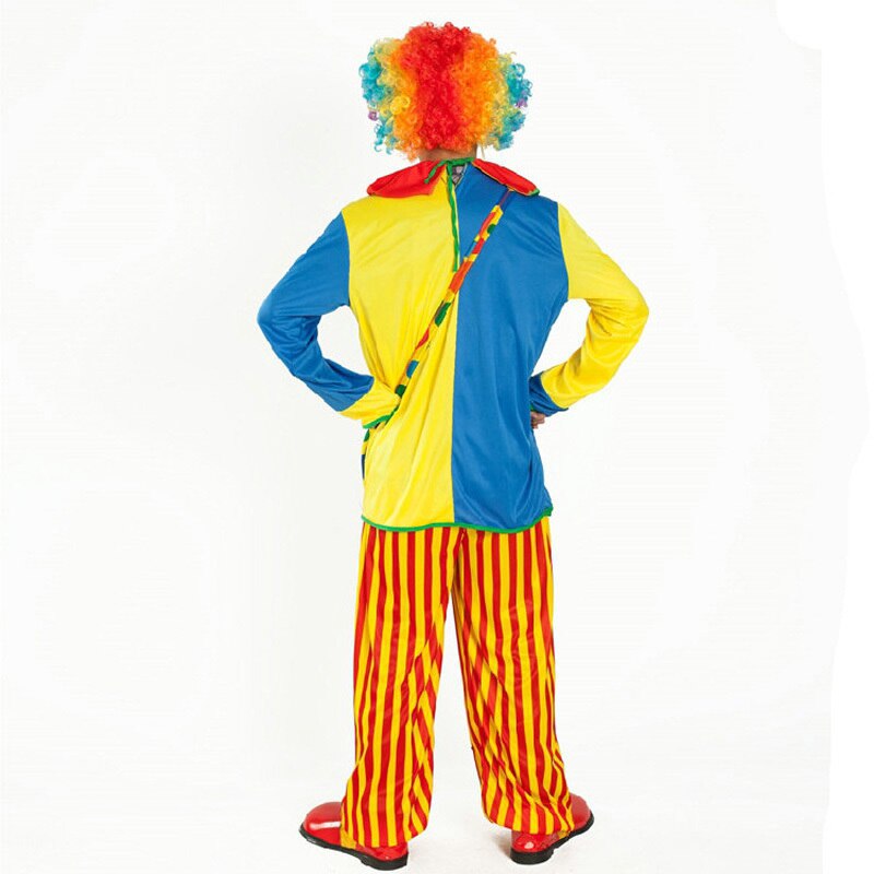 Adult Clown Costume Set with Matching Crossbody Bag