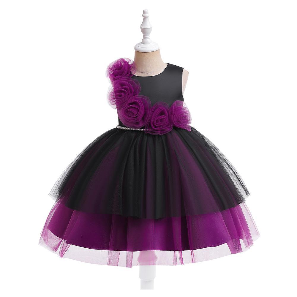 Girls' Halloween Costume Dress – Witch Party Tulle