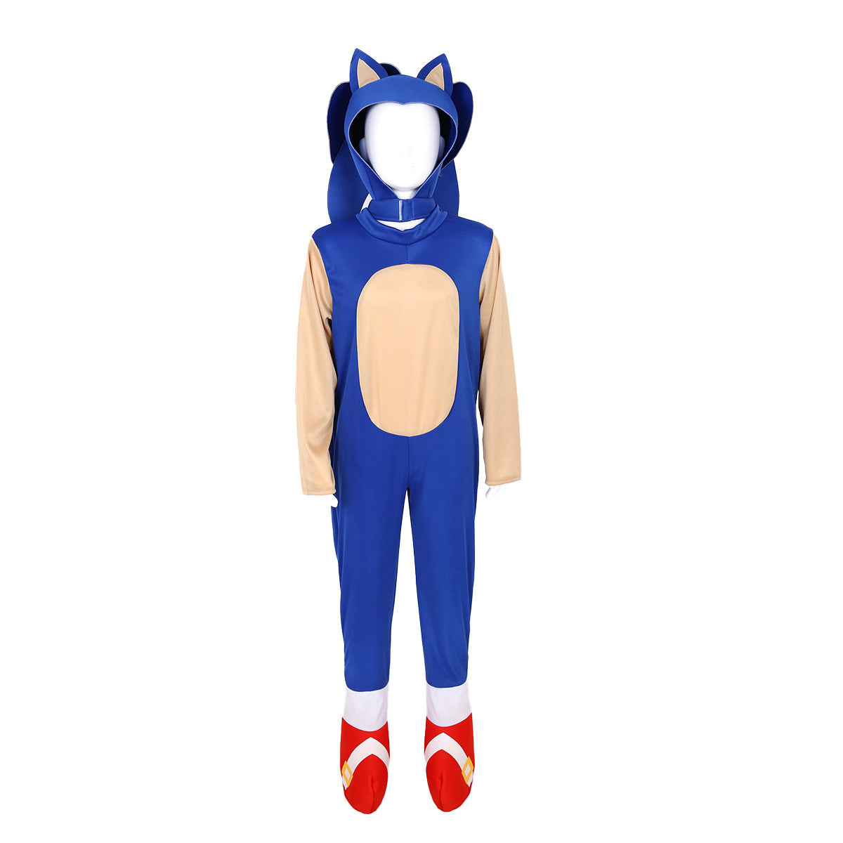 Sonic Hedgehog Costume for Kids | Full-Body Blue