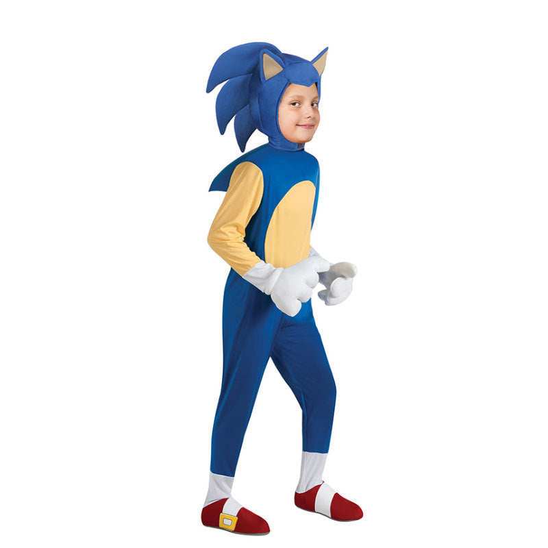 Sonic Hedgehog Costume for Kids | Full-Body Blue