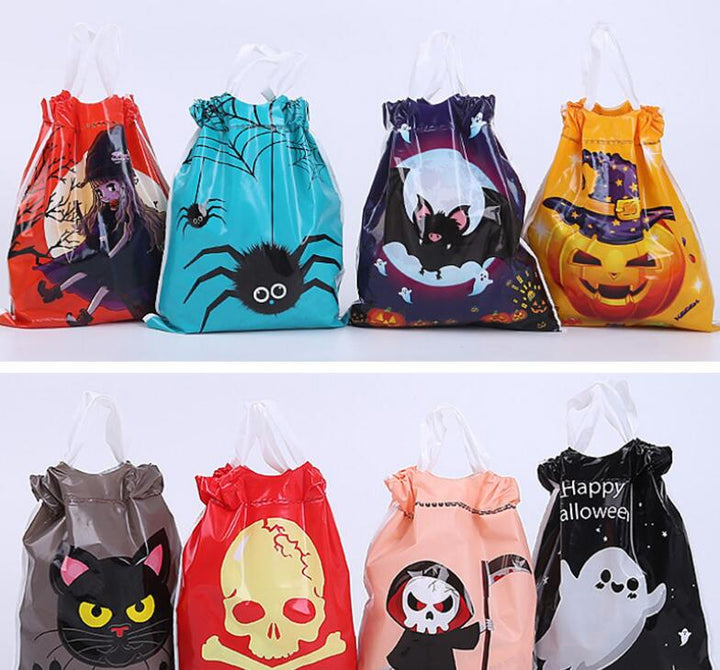 Halloween Drawstring Candy Bags - Party Favor Set