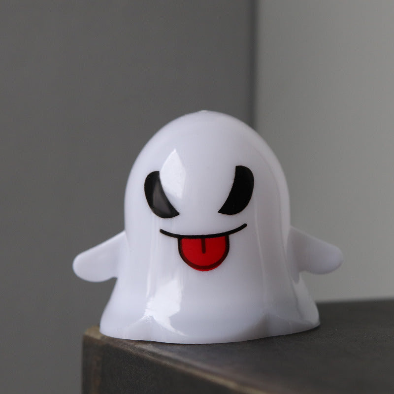 Ghost LED Lights: Colorful Halloween Glow Decor