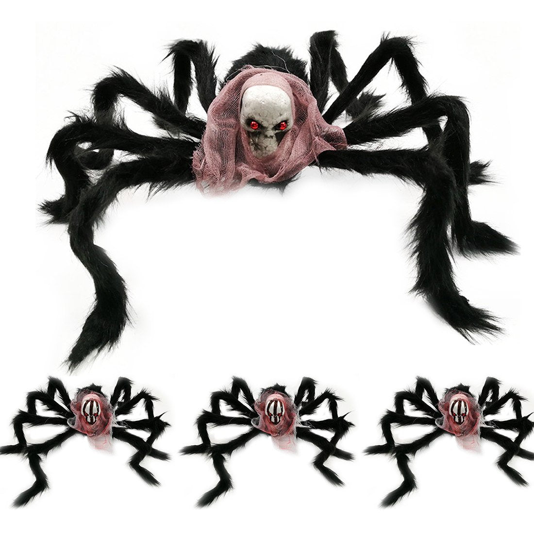 Large Hanging Spider Decoration for Haunted House Drama