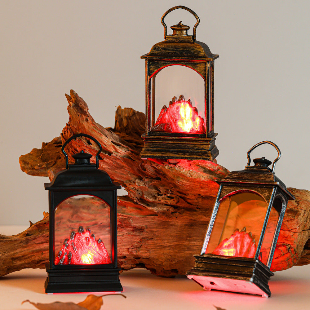 Halloween Lantern Decor for a Warm Spooky Atmosphere