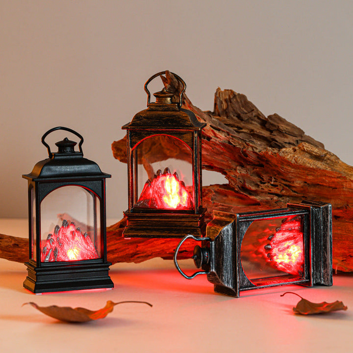 Halloween Lantern Decor for a Warm Spooky Atmosphere