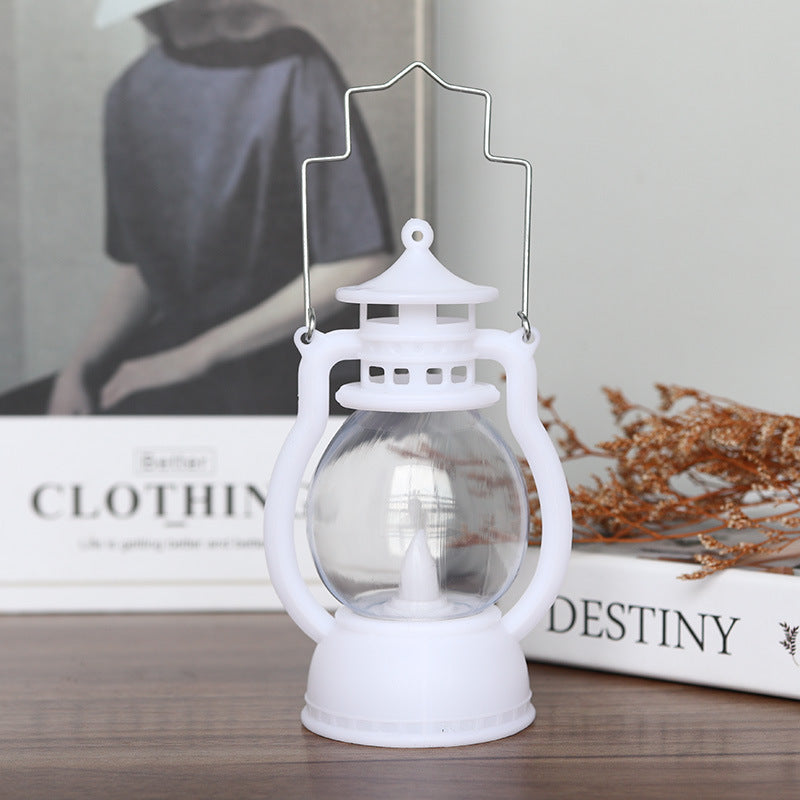 LED Pumpkin Lantern: Retro Halloween Tabletop Glow