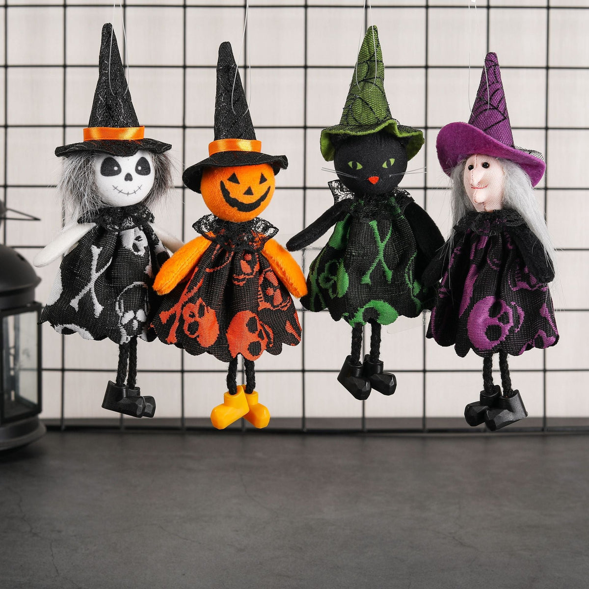 Halloween Hanging Decorations: Colorful Spooky Charm