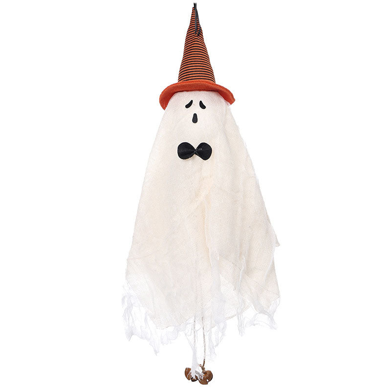 Halloween Ghost Wind Chime Decorations for Spooky Displays