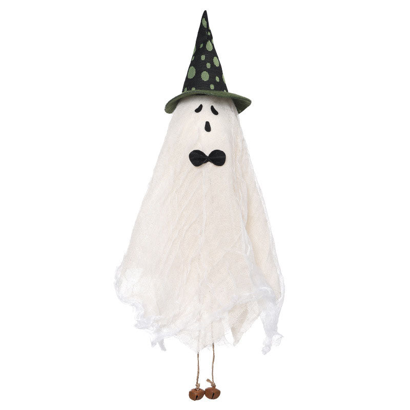 Halloween Ghost Wind Chime Decorations for Spooky Displays