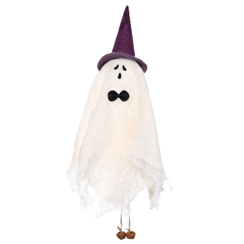 Halloween Ghost Wind Chime Decorations for Spooky Displays