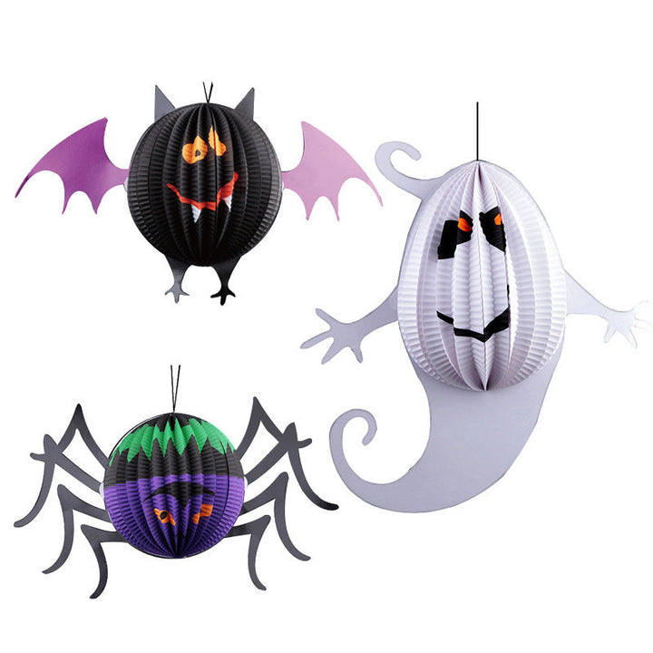 Halloween Honeycomb Decorations for Spooky Parties