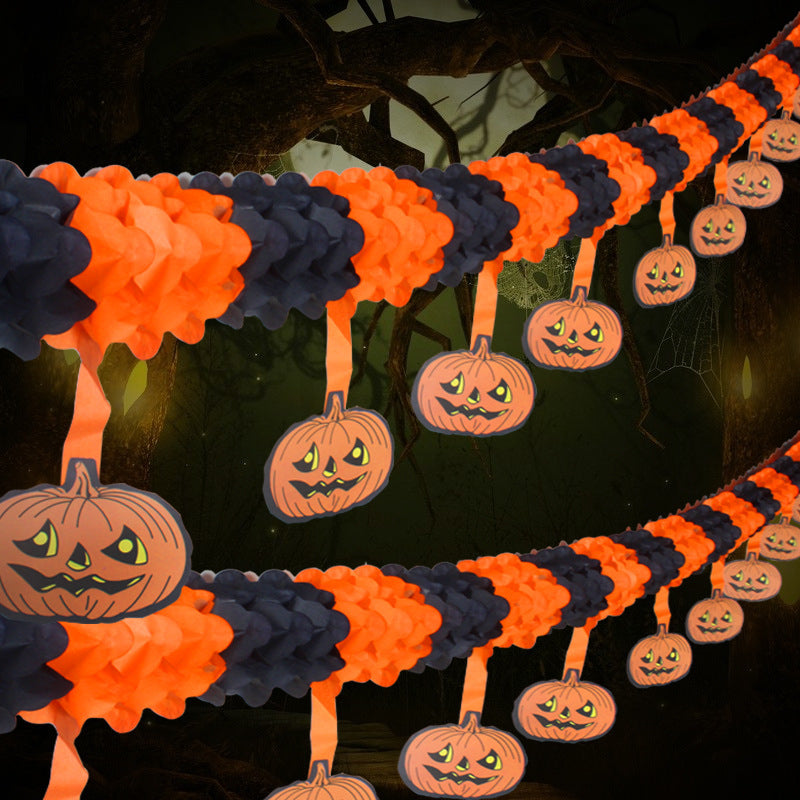 Halloween Honeycomb Decorations for Spooky Parties