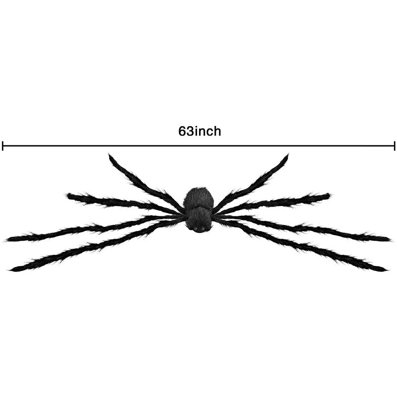 Halloween Spider Decoration with Purple LED Lights