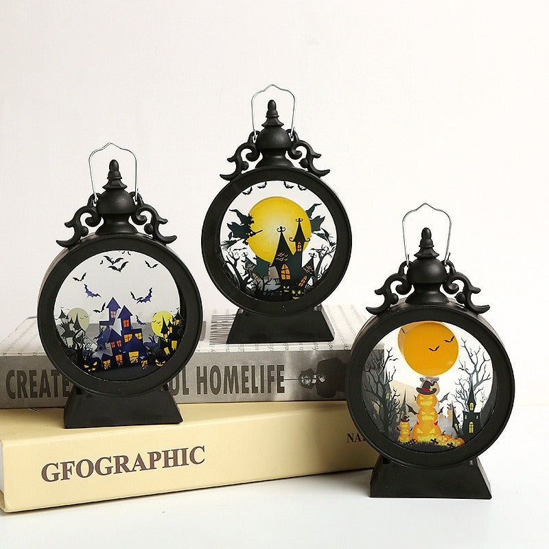 Halloween Wind Lantern LED Candlelight Seasonal Decor