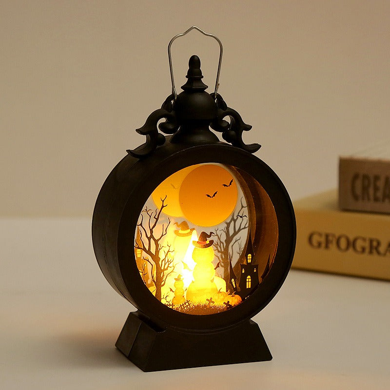 Halloween Wind Lantern LED Candlelight Seasonal Decor