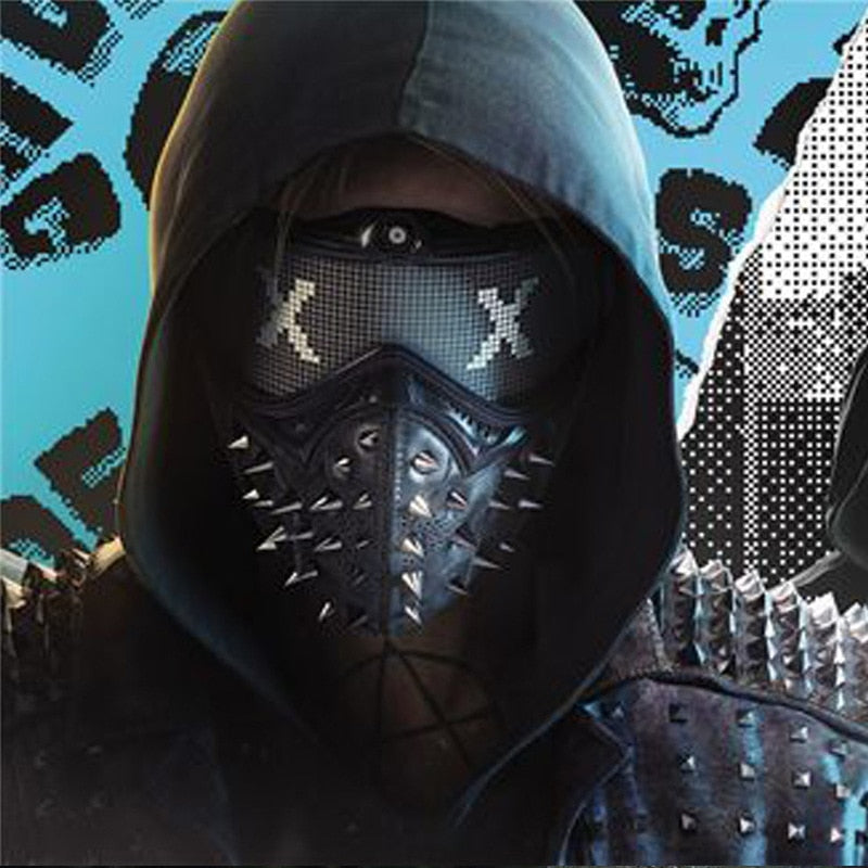 Cyberpunk Devil Mask for Halloween Cosplay Costume