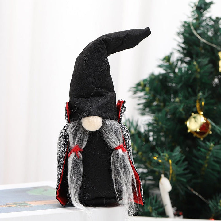 Halloween Witch Gnome Decoration With Gothic Charm