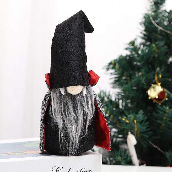 Halloween Witch Gnome Decoration With Gothic Charm