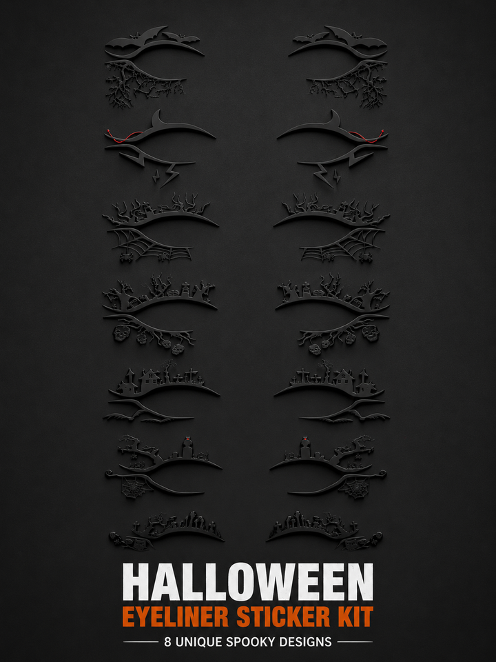 Halloween Eyeliner Stickers — Peel & Stick Eye Kit