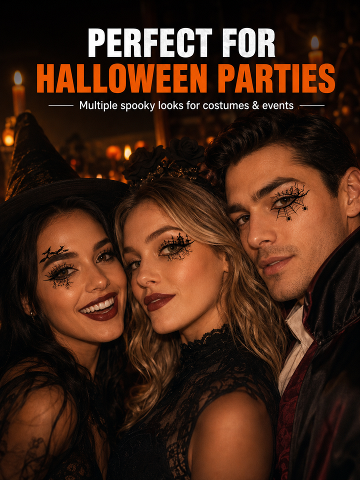 Halloween Eyeliner Stickers — Peel & Stick Eye Kit