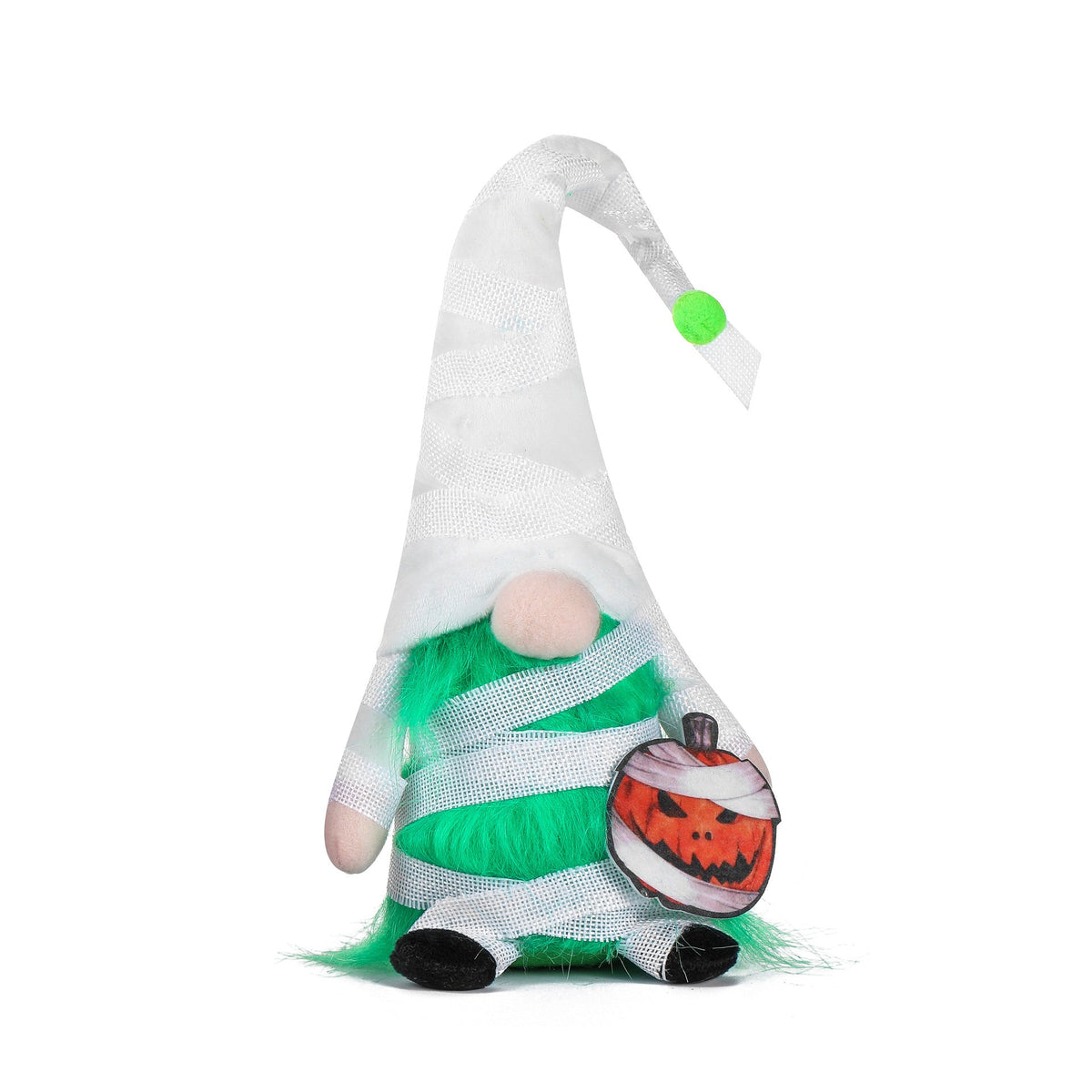 Halloween Pumpkin Doll Set for Spooky Tabletop Decor