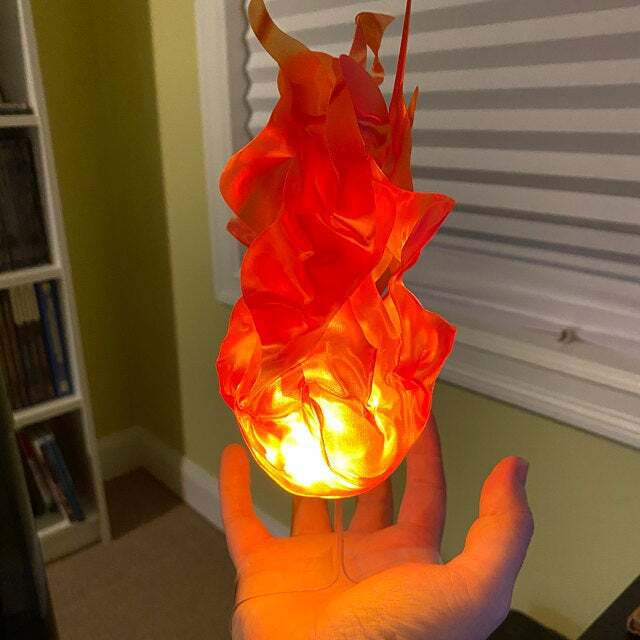 Halloween Floating Fireball Lamp for Spooky Party Decor