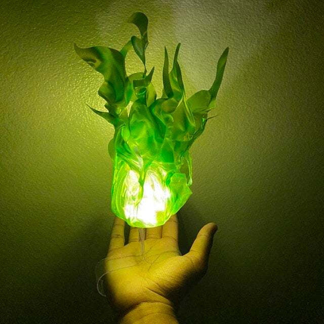 Halloween Floating Fireball Lamp for Spooky Party Decor