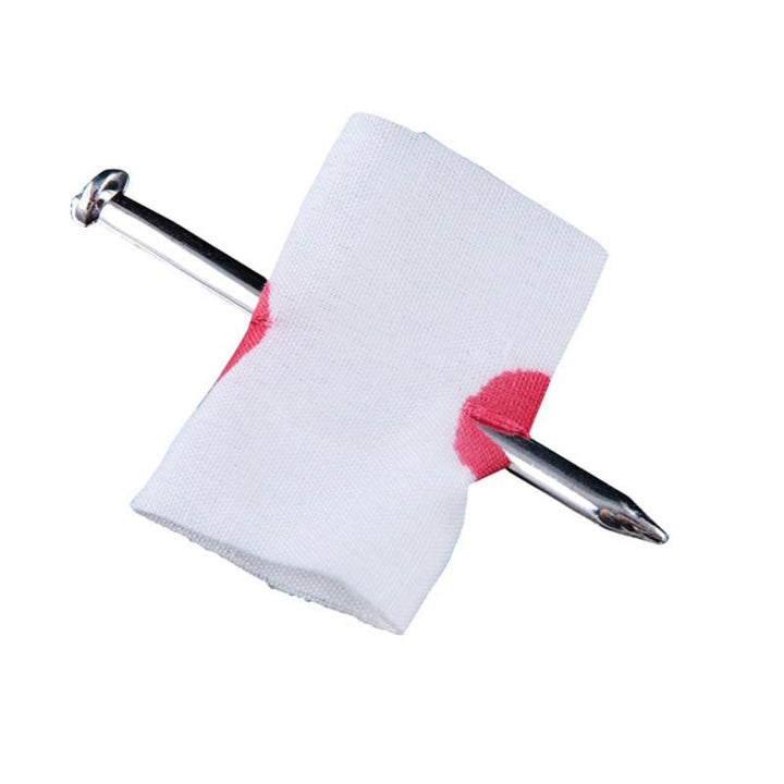 Funny Fake Nail-Through-Finger Halloween Costume Prop