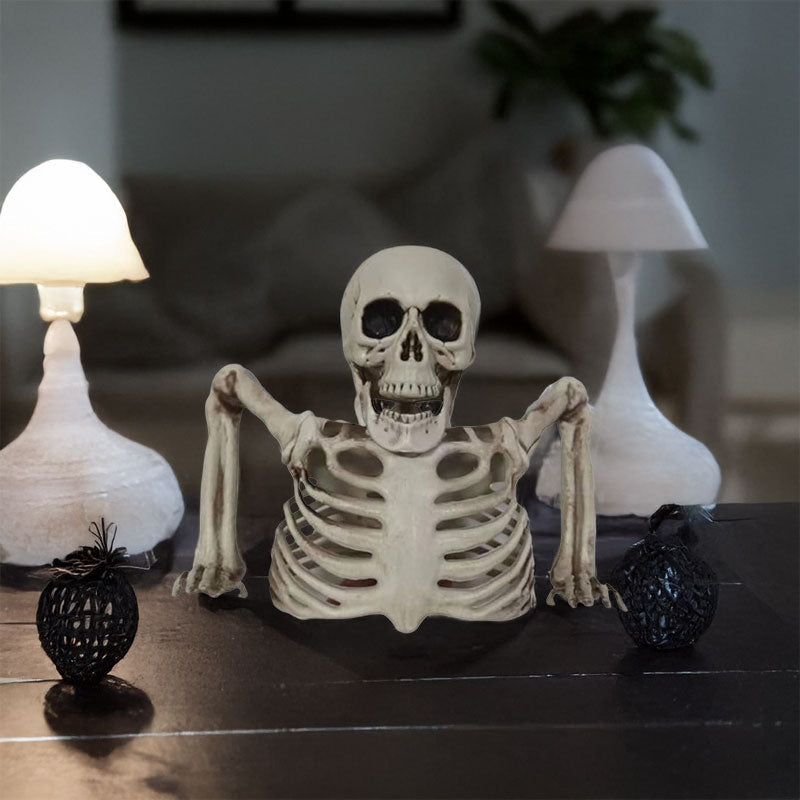 Halloween Glowing Skeleton Yard Decor for Spooky Atmosphere