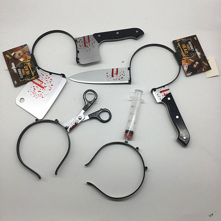 Halloween Horror Hairpin Headband Costume Prop for Photos