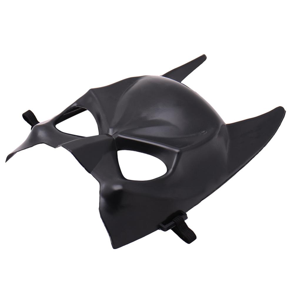 Batman Half-Face Mask for Instant Costume Transformation