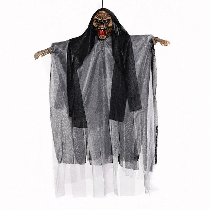 Hanging Skull Ghost Halloween Door Decoration Display
