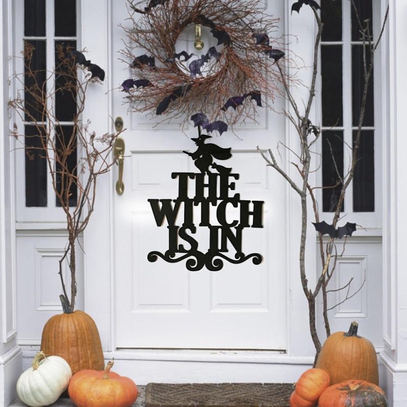 Halloween Hanging Door Signs for Spooky Entryway Decor